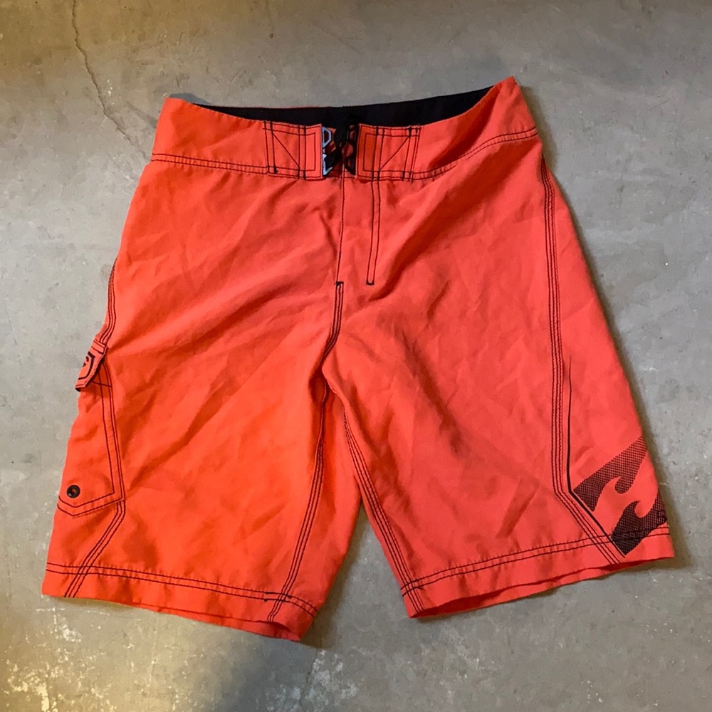 Billabong Orange Swim Trunks